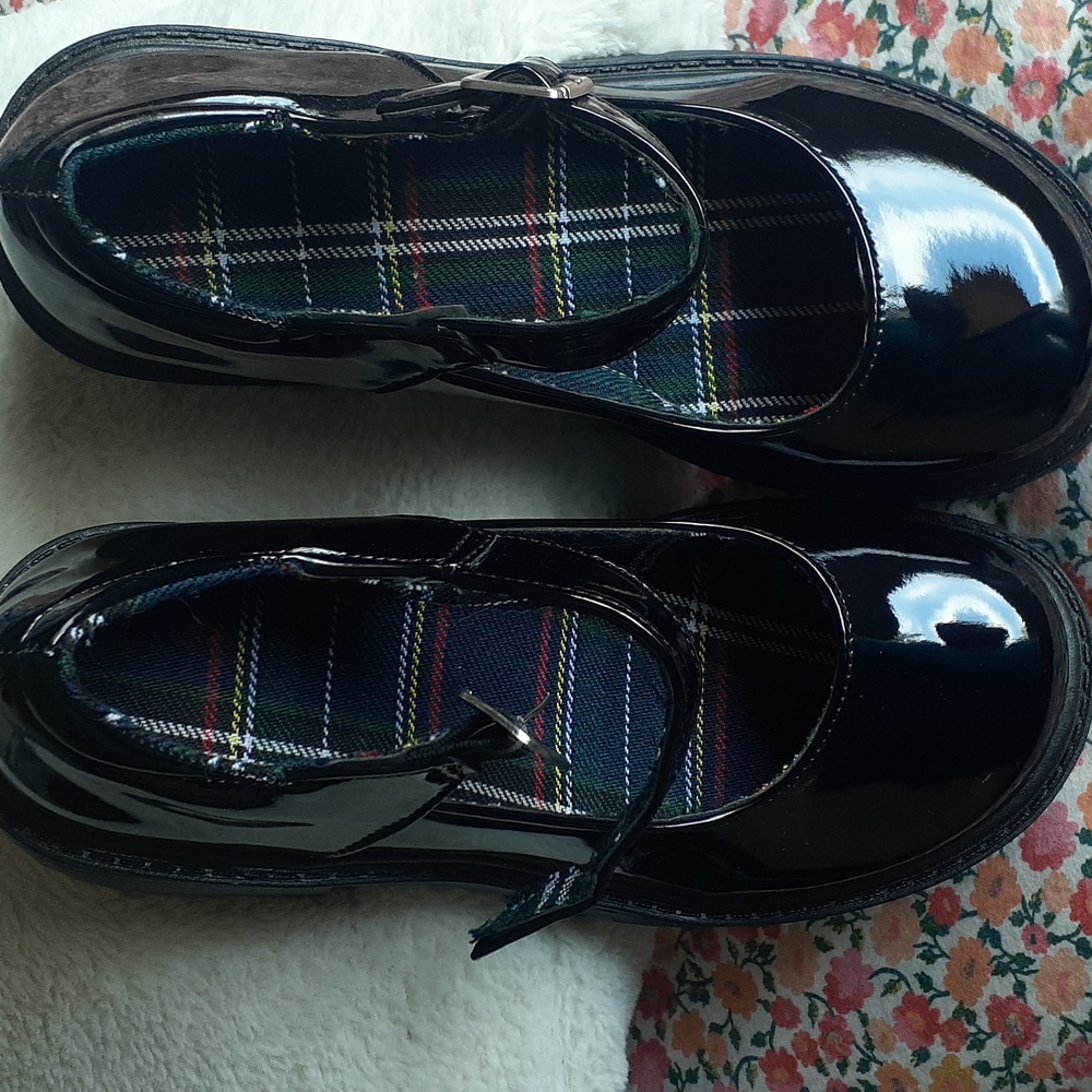 Black new shoes